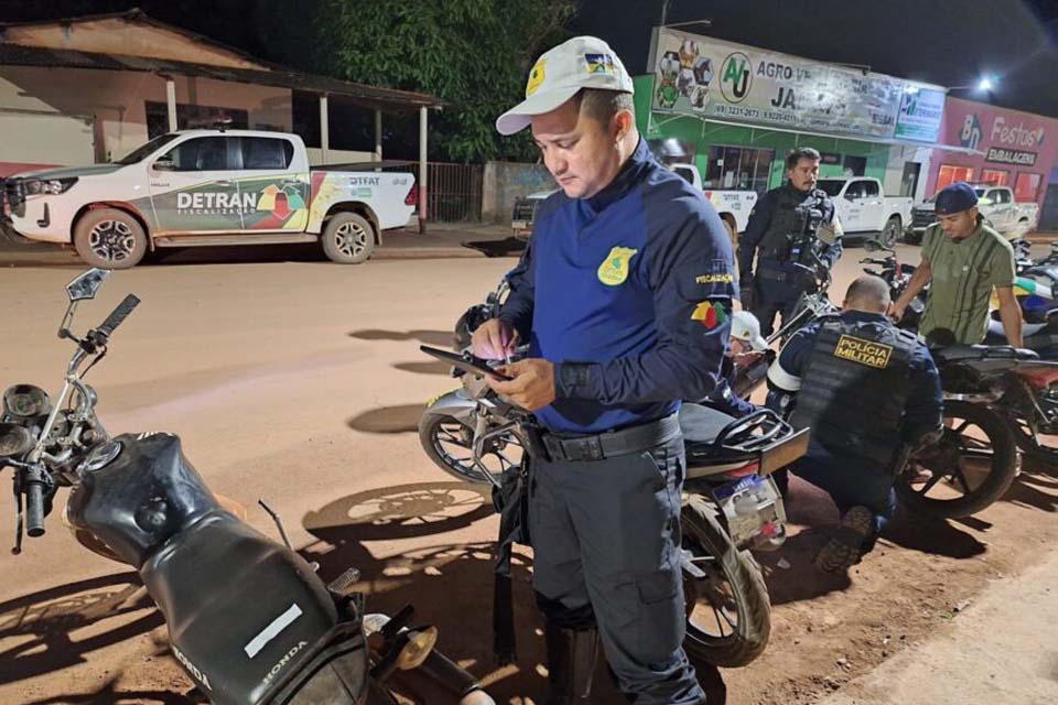 Operações “Duas Rodas, Uma só Vida” e “Corta Giro” promovem segurança no trânsito em Rondônia