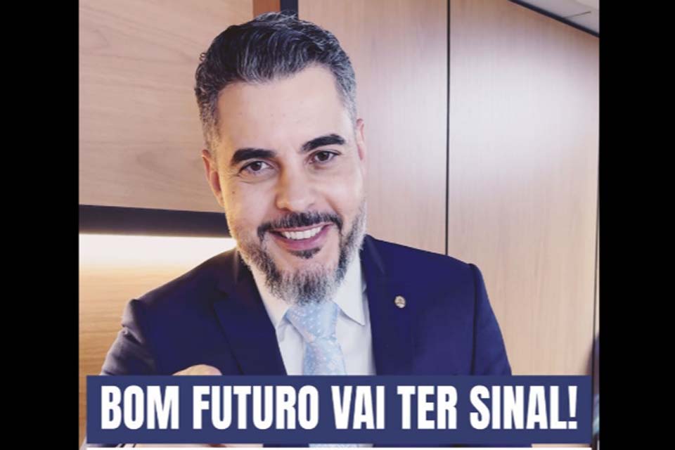 Deputado Thiago Flores comemora sinal de celular e internet para Distrito Bom Futuro