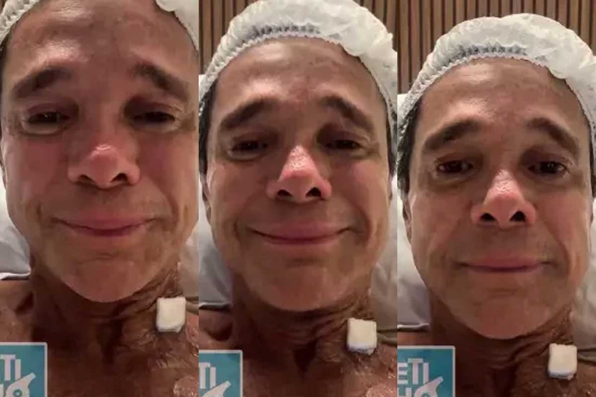 Netinho surge emocionado no hospital após confirmação de retorno do câncer