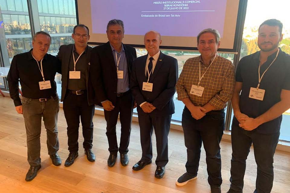 Em Tel Aviv, potenciais de Rondônia são apresentados para empresários em Missão Internacional do Sebrae 