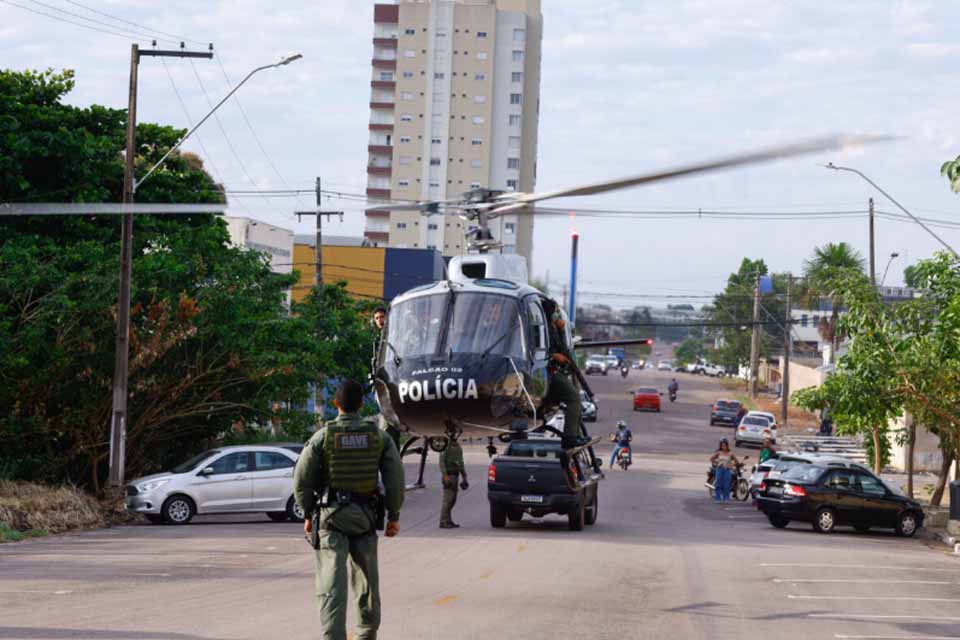 Operação Escudo de Rondônia: governo de Rondônia reforça ações contra o crime organizado