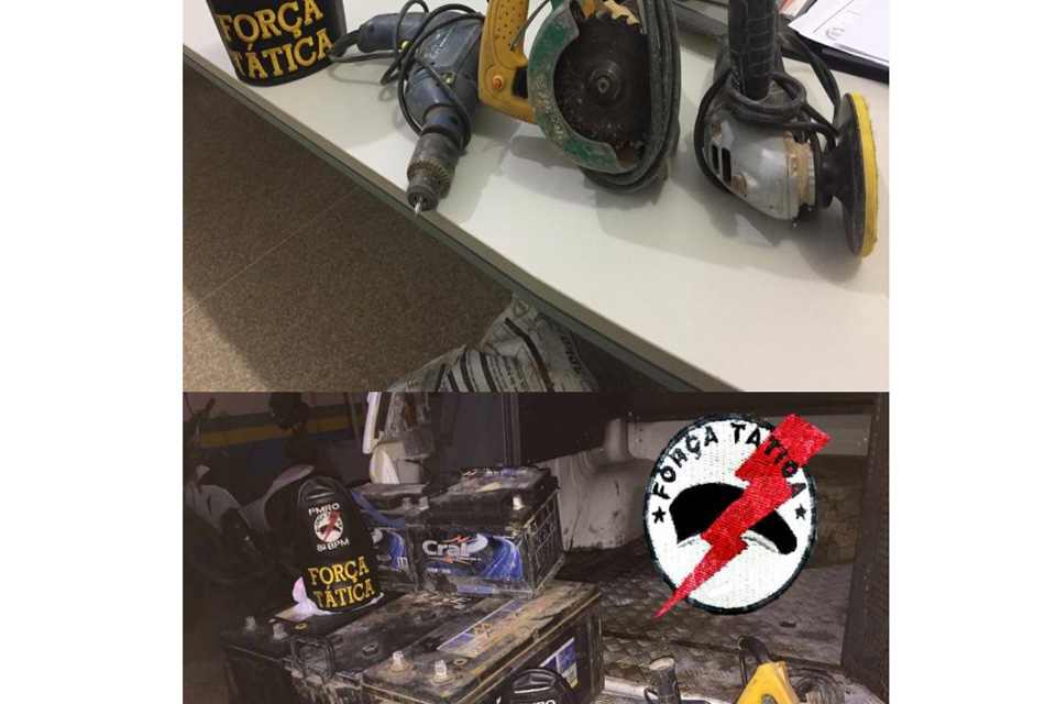 PM prende idosos por receptação e conduz acusado de vários furtos