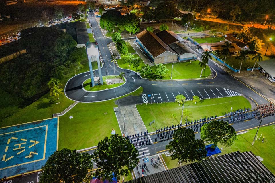 Prefeitura realiza obras no pátio do 2º Batalhão de Polícia Militar