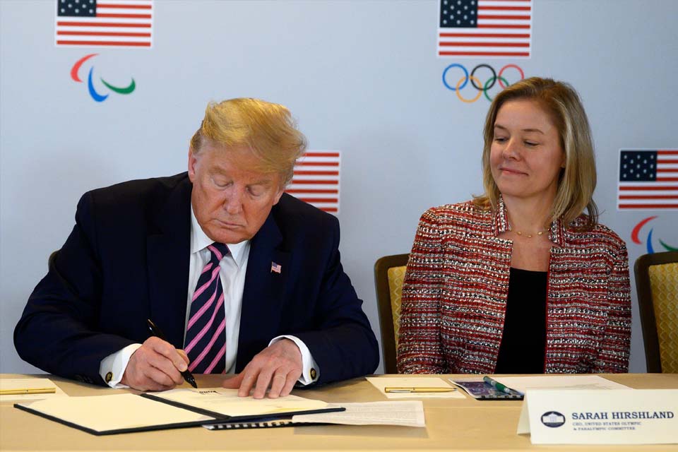 Donald Trump confirma apoio aos Jogos Olímpicos de Los Angeles 2028
