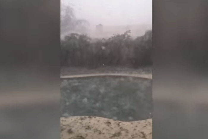 Incrível chuva de granizo assusta moradores na Flórida