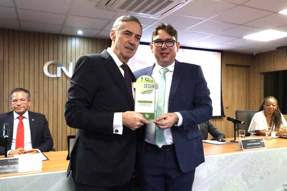 Município de Jaru recebe prêmio “Solo Seguro” do Conselho Nacional de Justiça- CNJ