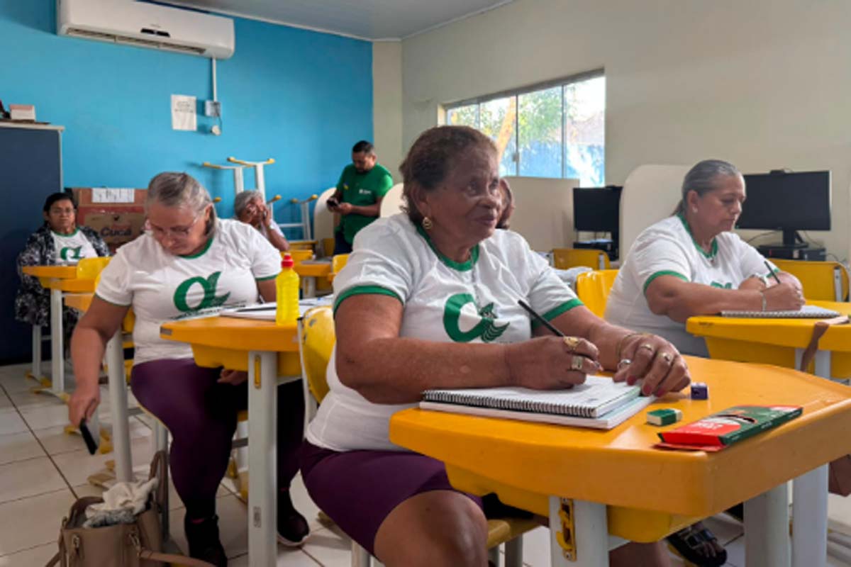 Prefeitura de Porto Velho em parceria com o Sistema Faperon/Senar inicia novas turmas do Programa Alfa Campo no Centro de Convivência do Idoso 