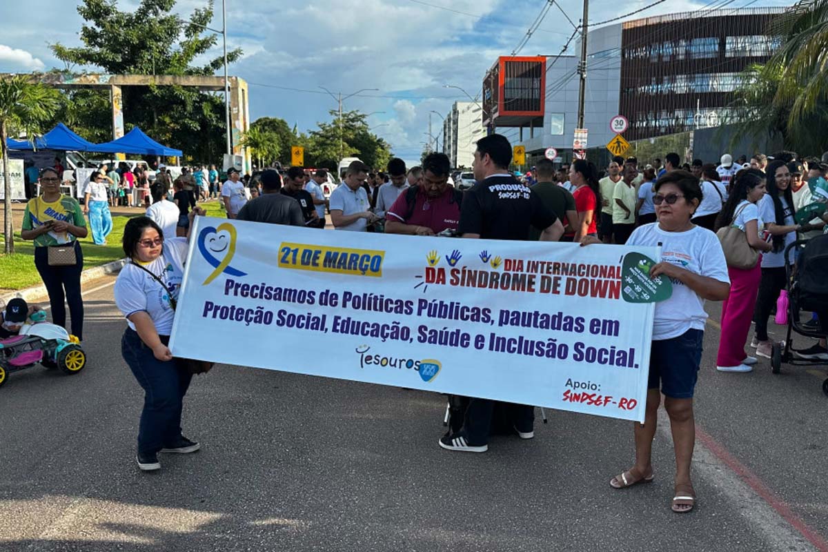 Prefeitura de Porto Velho apoia caminhada pela inclusão em Porto Velho