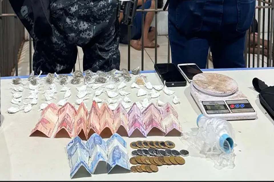 Força Tática e FTICCO fecham boca de fumo e prendem suspeitos com drogas