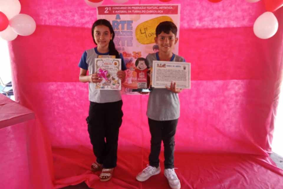 Alunos da Escola Moisés Umbelino recebem prêmios de concurso nacional