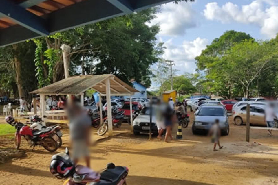 PM flagra evento com aglomeração de cerca de 500 pessoas no interior de Rondônia