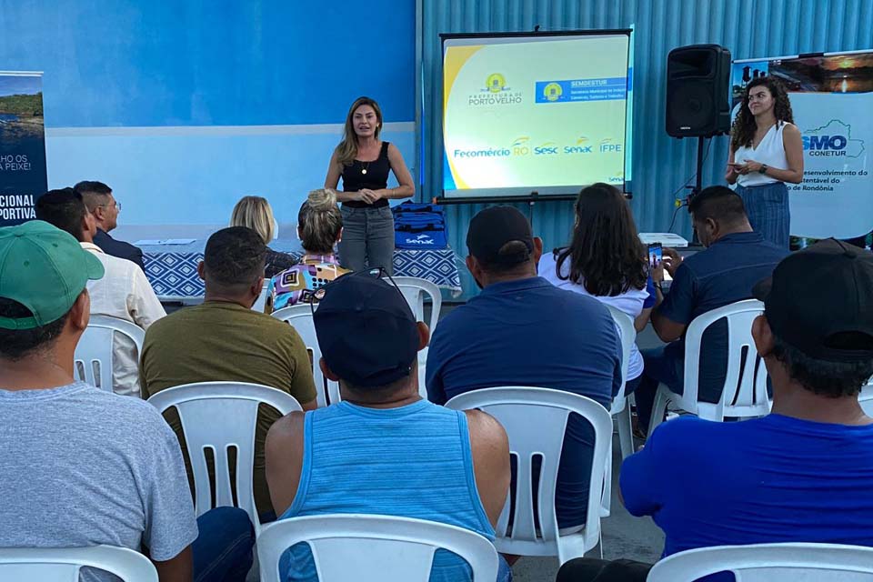 Padrão de receptivo turístico é foco do Curso de Condução de Pesca de Turismo lançado em Jaci-Paraná