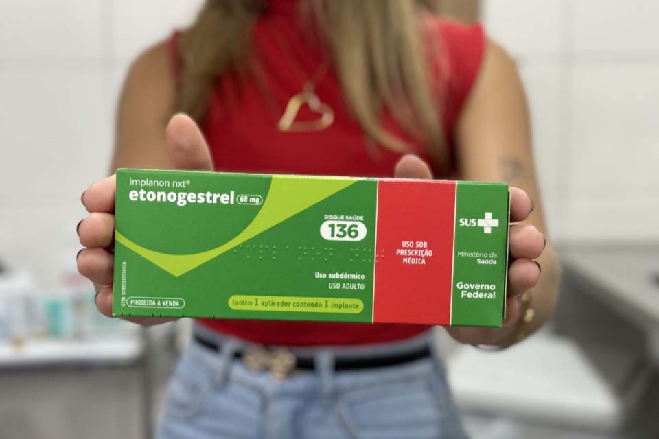 Implante hormonal para planejamento reprodutivo é oferecido em Porto Velho e garante proteção de alta eficácia por até três anos