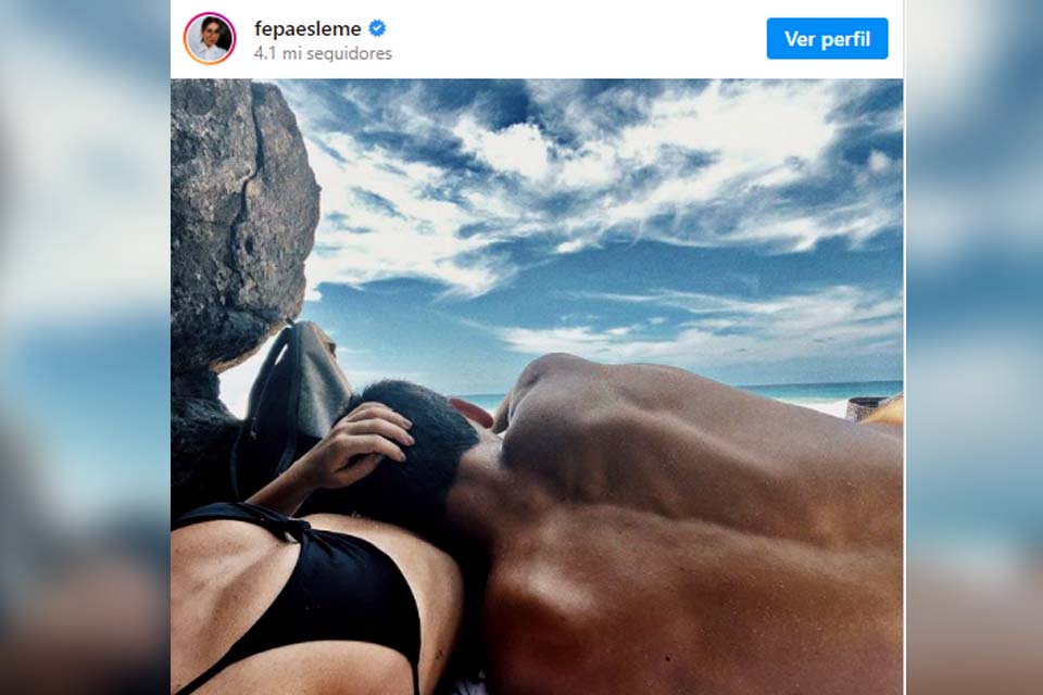 Fernanda Paes Leme faz 1ª foto com namorado e João Vicente de Castro agita com comentário