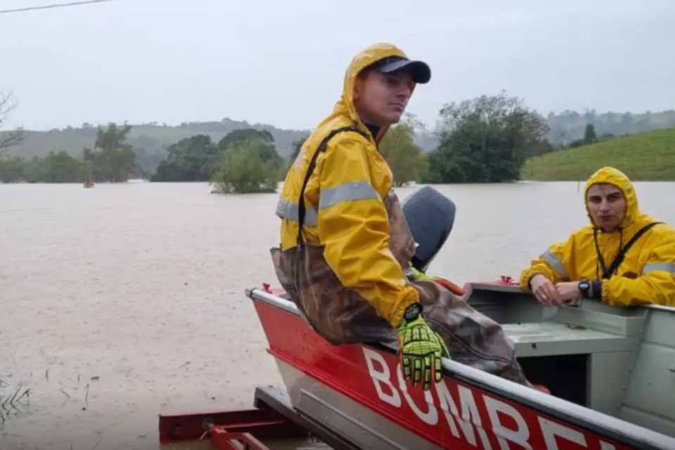 Ciclone extratropical se intensifica em Santa Catarina
