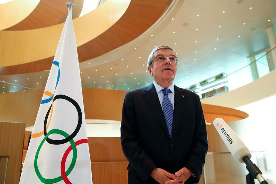 Presidente do COI expressa otimismo sobre realização de Jogos em 2021