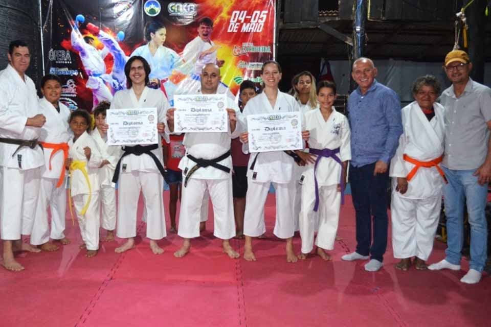 Karatê rondoniense brilha em competição nacional com apoio de Ezequiel Neiva