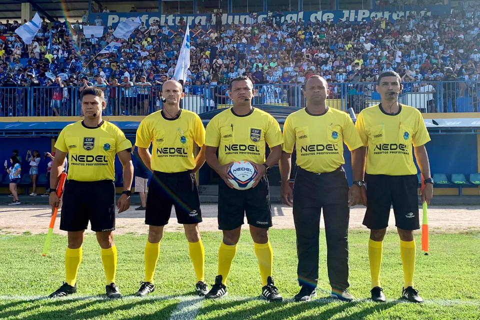 CBF escala árbitros e assistentes de Rondônia para jogos do Brasileiro Série B C e D