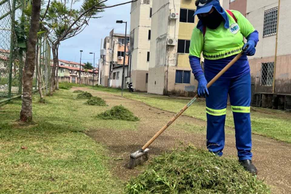 Residencial Morar Melhor recebe grande ação de limpeza e revitalização