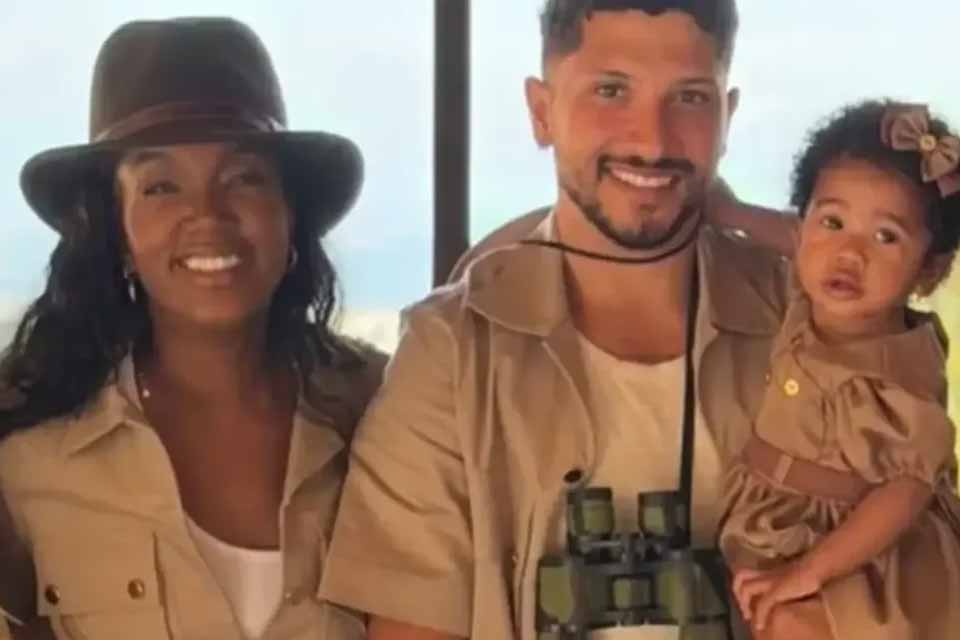 IZA e Yuri Lima se reencontram em festa de 1 ano da filha após separação