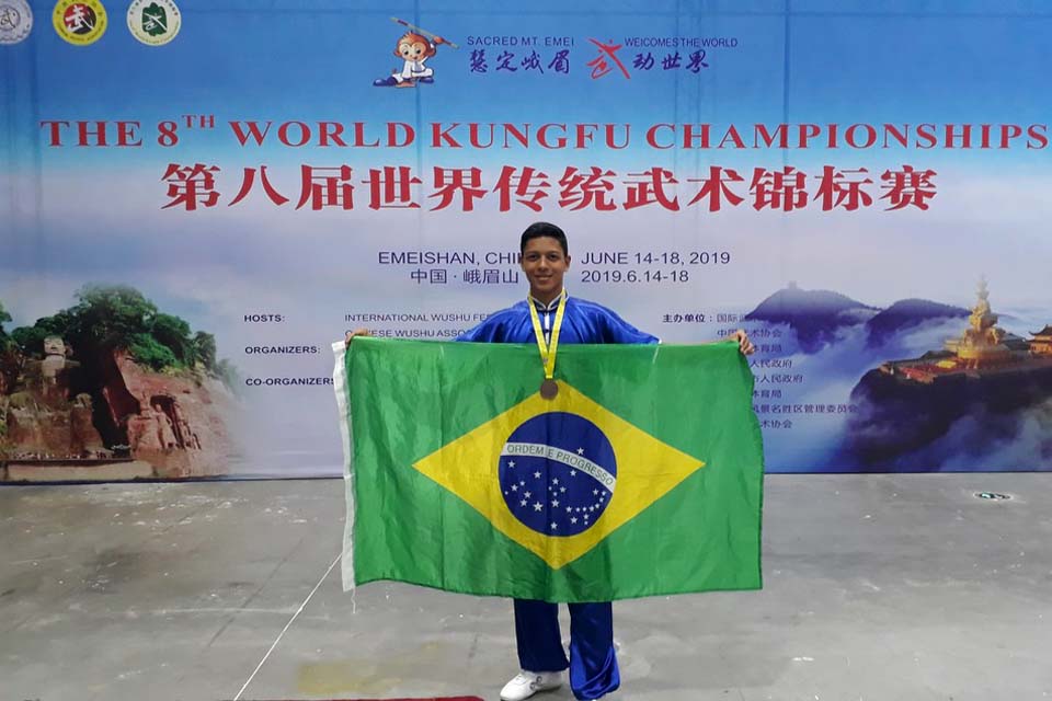 Atleta rondoniense conquista medalha de bronze no mundial da China
