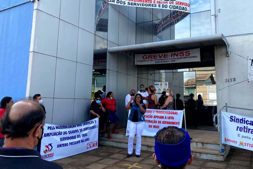 SINTERO participa da mobilização em defesa da reestruturação de atendimento do INSS