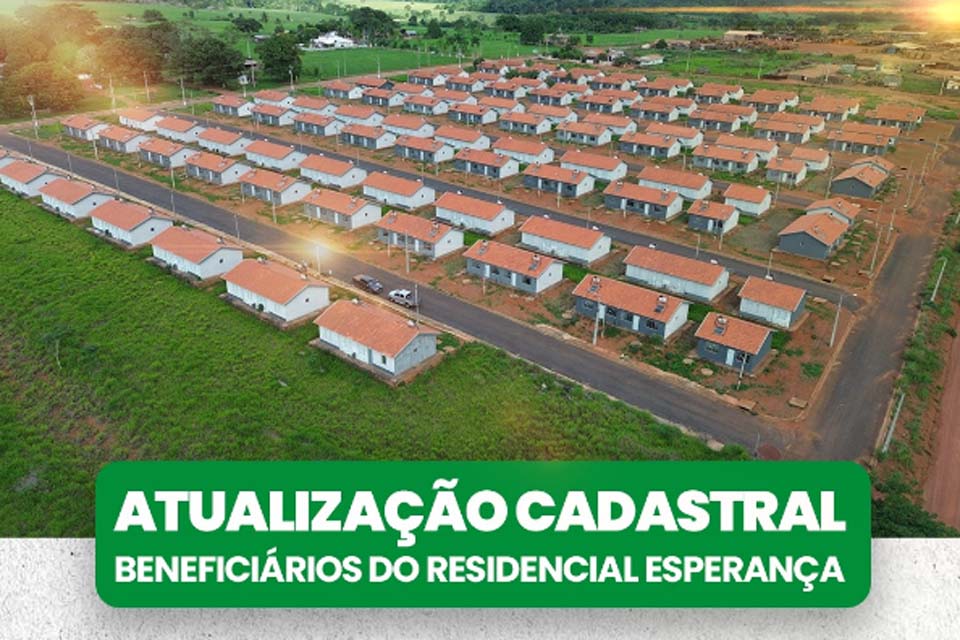 Prefeitura de Pimenta Bueno convoca beneficiários do Programa Minha Casa Minha Vida para atualização de Cadastro