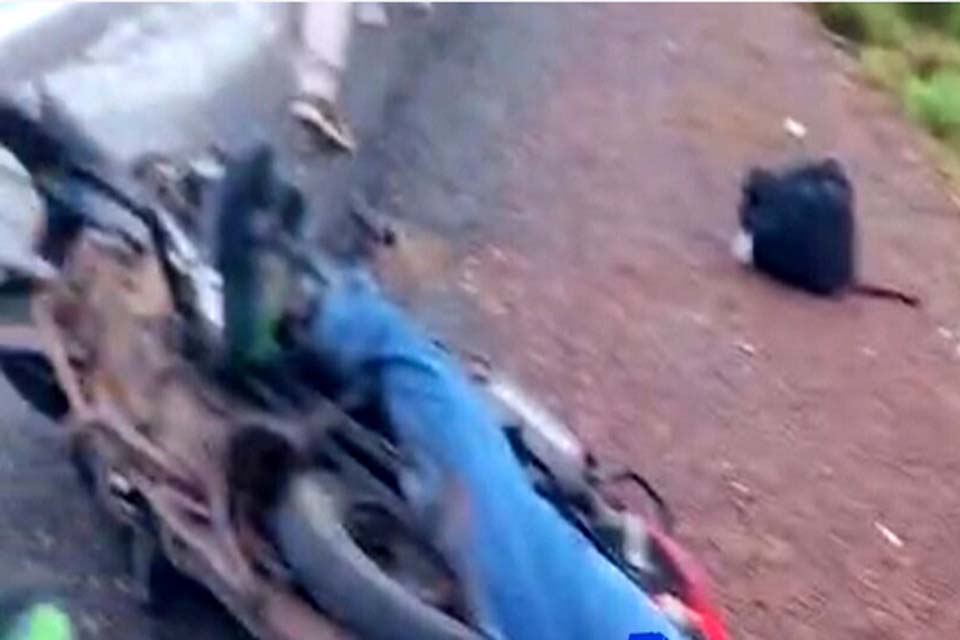 Casal morre colisão entre moto e carro na BR-364 próximo a Pimenta Bueno