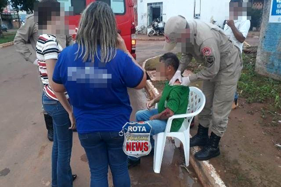 Motorista atinge motoneta e foge do local sem prestar socorro a vítima