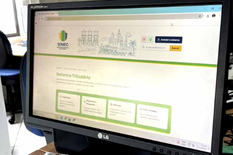 Nova página reúne informações sobre atualização do layout
