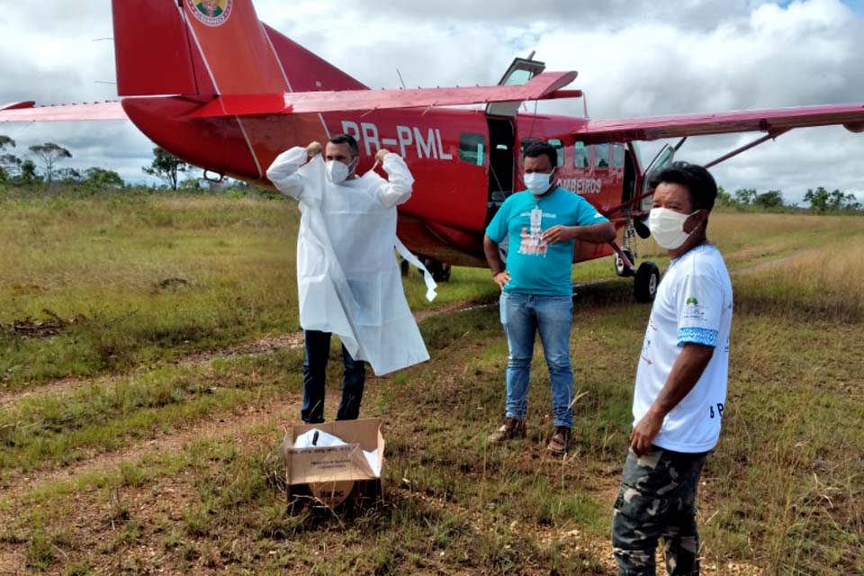 Grupo de Operações Aéreas atua no transporte de vacinas para locais de difícil acesso em Rondônia e no Amazonas