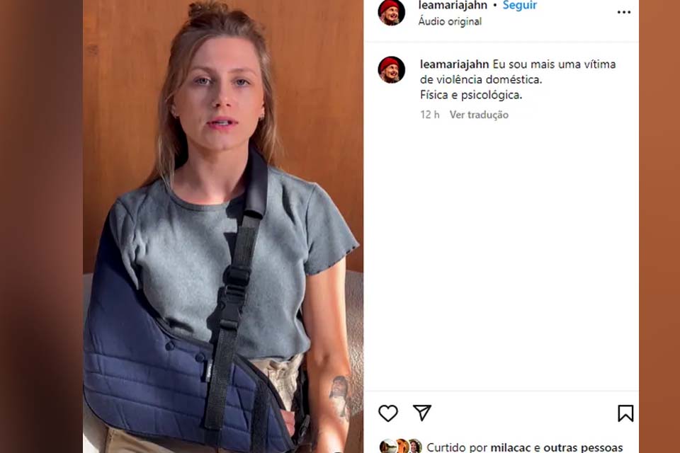 Humorista Lea Maria acusa marido, Juliano Gaspar, de violência doméstica