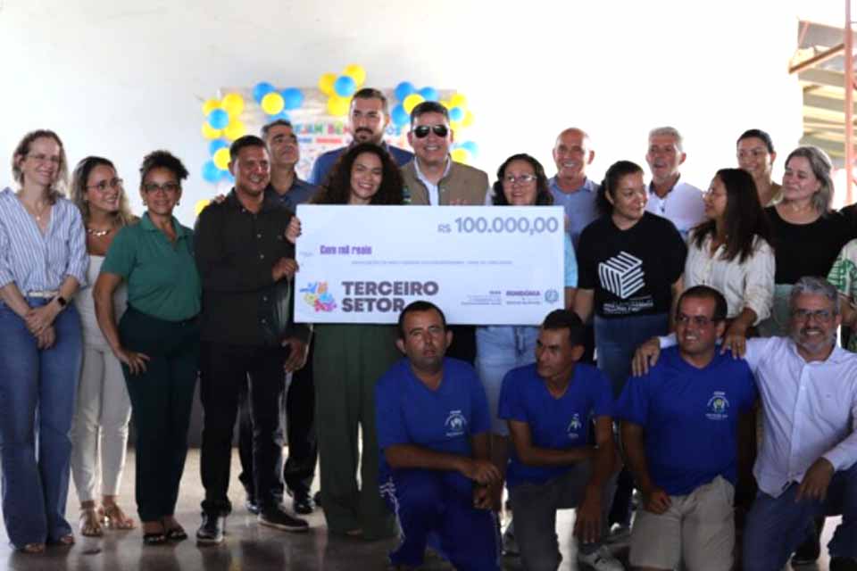 Apae de Ariquemes é a quarta entidade do terceiro setor a receber recursos de até R$ 100 mil do governo