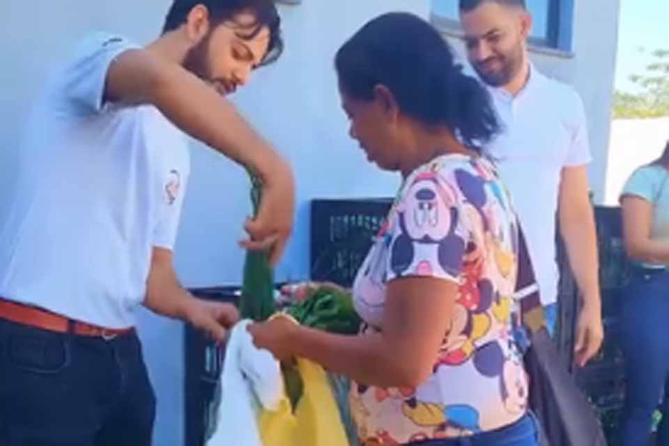130 famílias são atendidas com a entrega de frutas, legumes e verduras por meio do Banco de Alimentos 