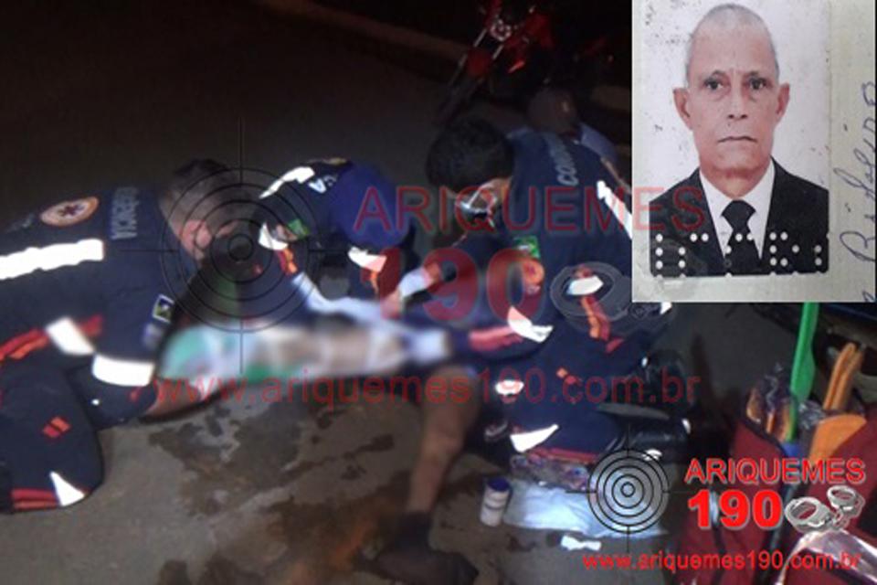 Idoso vem a óbito após ser atropelado por caminhão no Trevo da BR-364