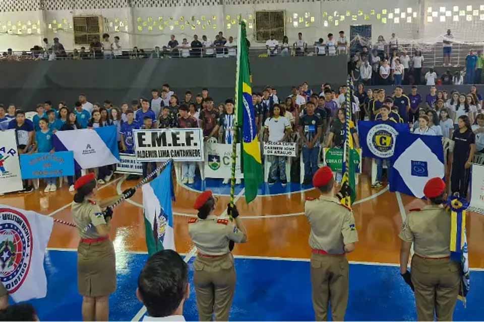 Cerimônia abre a XXXIII dição dos Jogos Interescolares de Ariquemes