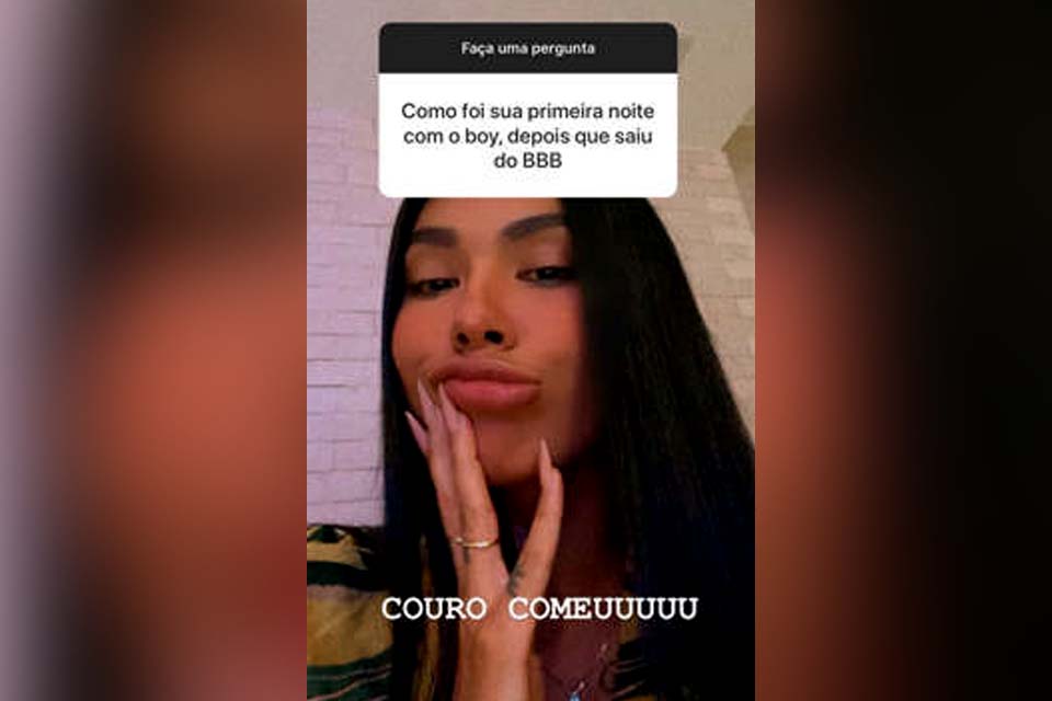 Pocah sobre 'primeira noite com o boy' após reality: 'O couro comeu'