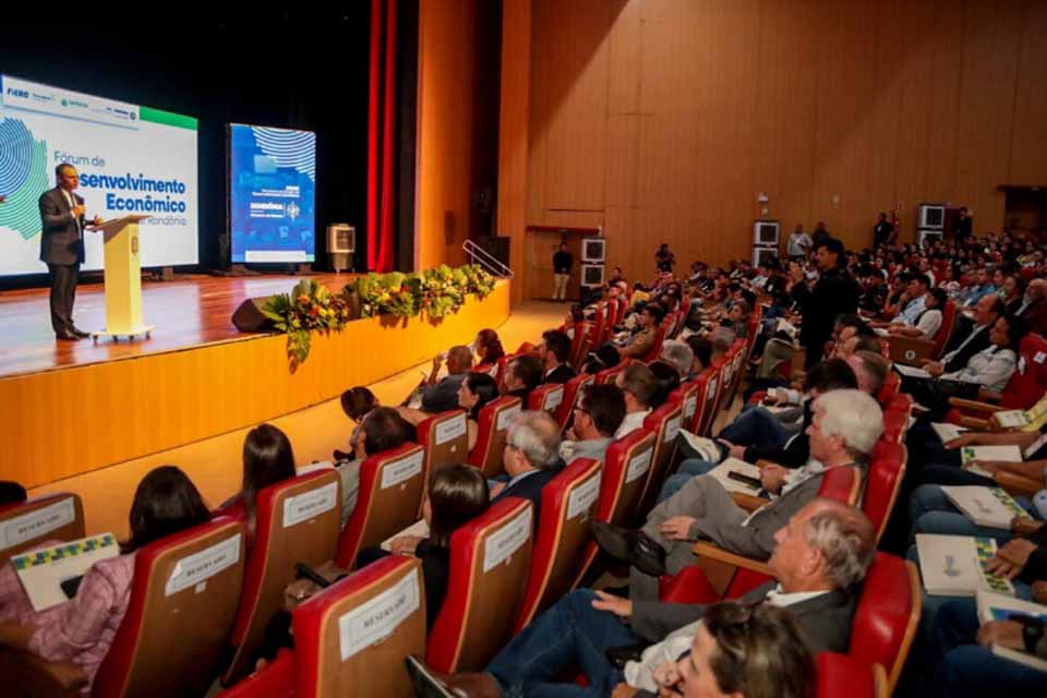 Fórum Estadual de Desenvolvimento Econômico destaca ações estratégicas do governo de RO ao crescimento sustentável