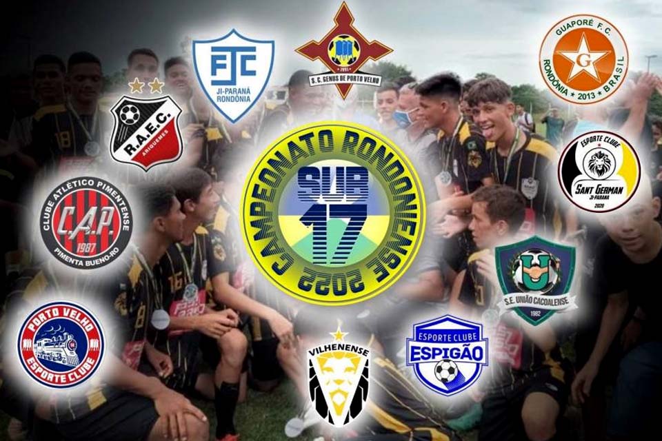 Federação rondoniense divulga tabela do Rondoniense Juvenil Sub17