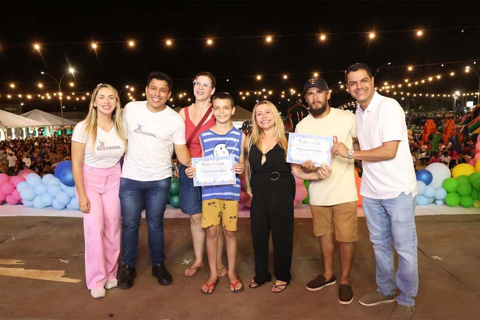 Com apoio do deputado Cássio Gois, Cacoal realiza a maior festa do Dia das Crianças do interior do Estado