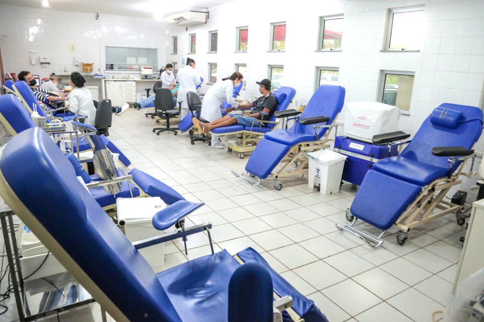 Fhemeron reforça necessidade da doação de sangue para atender demandas da saúde