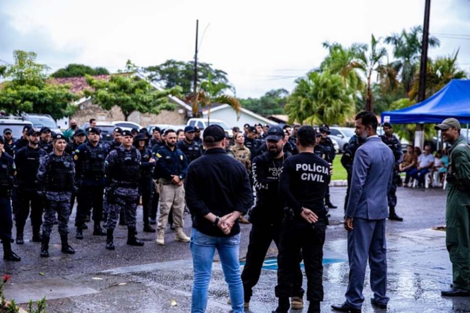 Ação desencadeada pelas forças policiais de Rondônia combate criminalidade e reforça segurança à sociedade