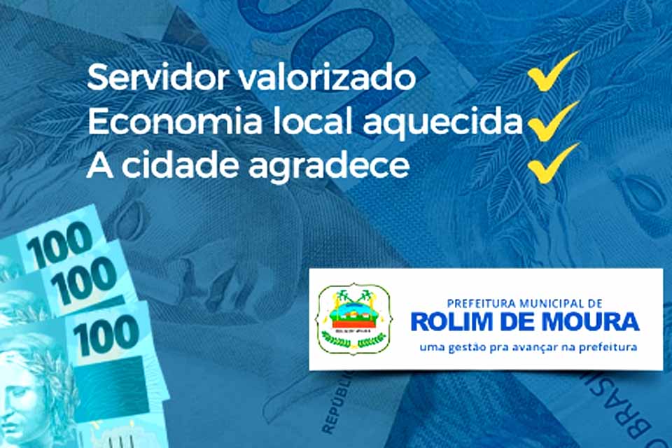 Prefeitura injeta R$ 12 milhões na economia local com pagamento da folha dentro do mês