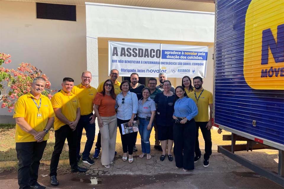 ASSDACO recebe doação de colchões para a enfermaria oncológica do São Daniel Comboni