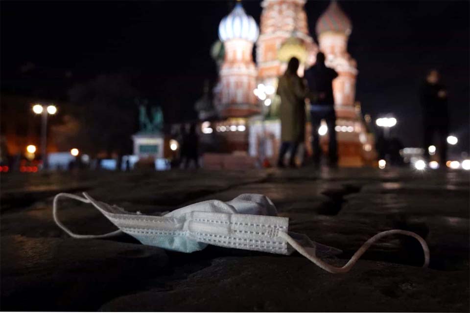 Casos aumentaram 47% numa semana na Rússia