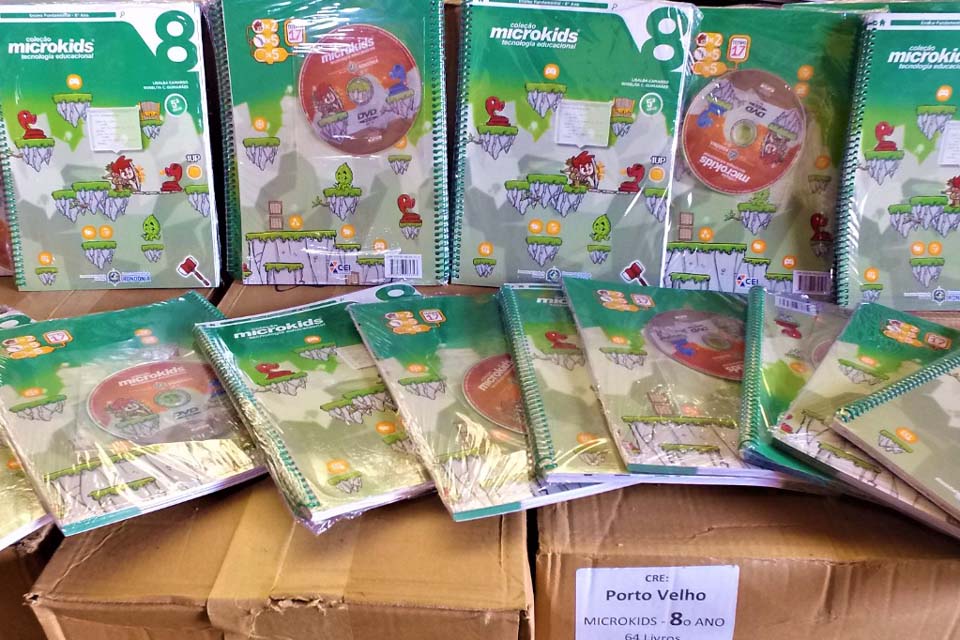 Mais de 200 escolas de Rondônia serão contempladas com os livros da coleção “Microkids-Tecnologia Educacional”