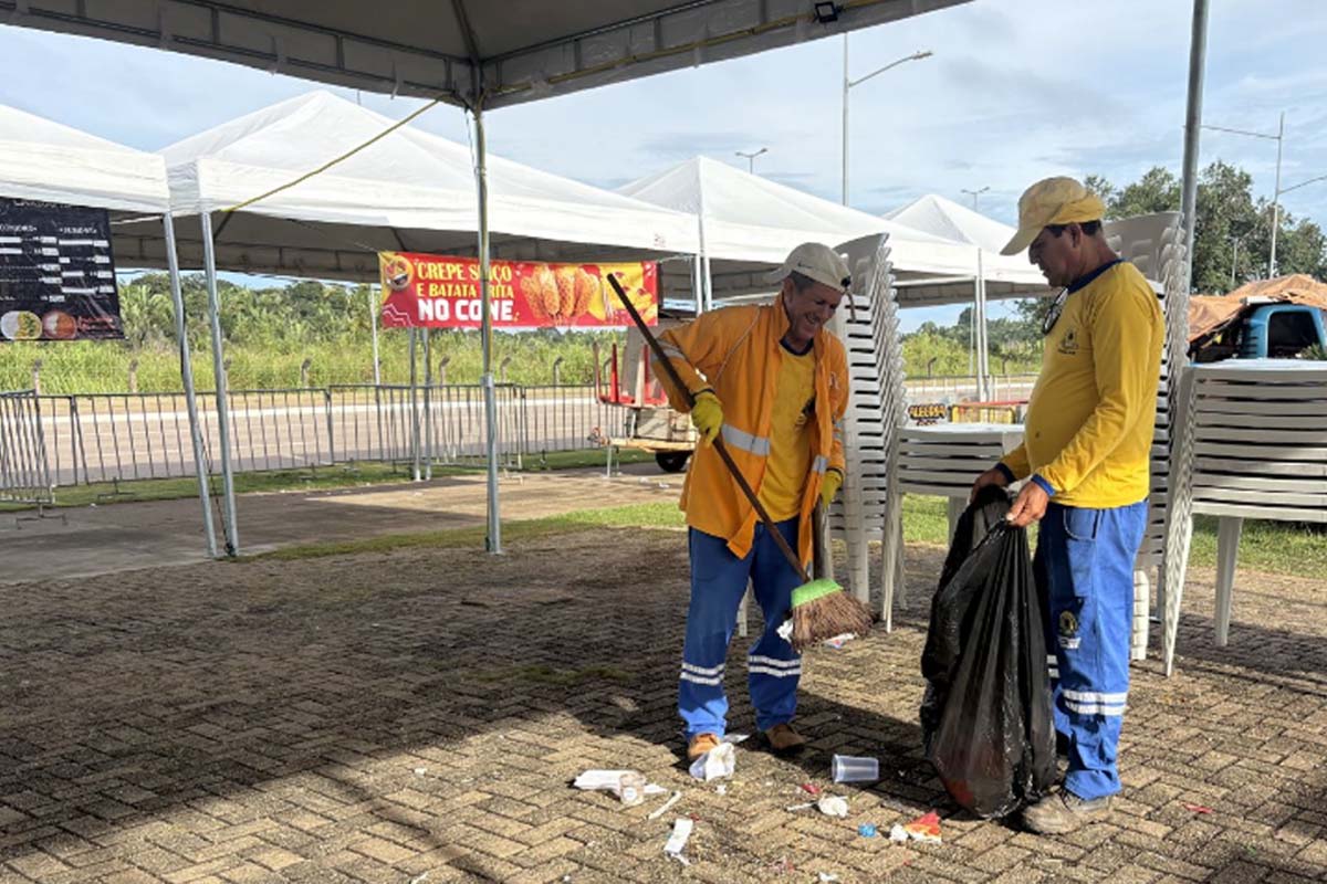 Prefeitura realiza limpeza no Espaço Alternativo após evento