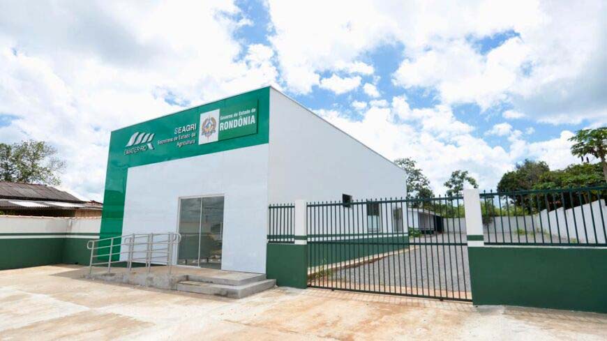 Obra do escritório da Emater em Alvorada do Oeste é finalizada pela Seosp