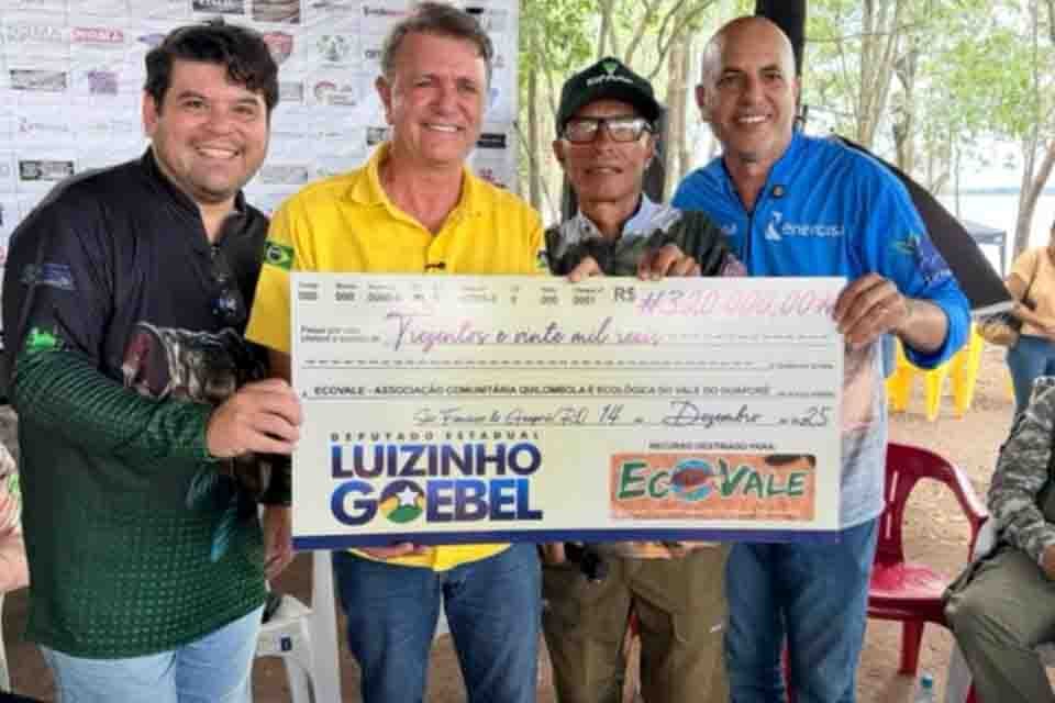  Luizinho Goebel participa de soltura de tartarugas em São Francisco do Guaporé e entrega emenda de R$ 320 mil à Ecovale