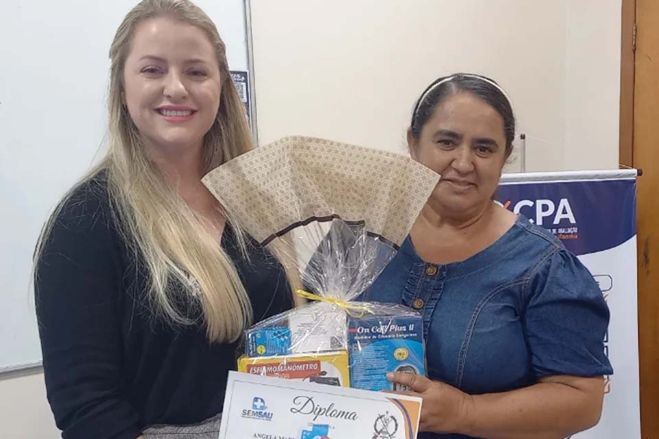  Semsau de Ariquemes realiza entrega de certificados do Programa “Mais Saúde com Agente” para 42 ACS